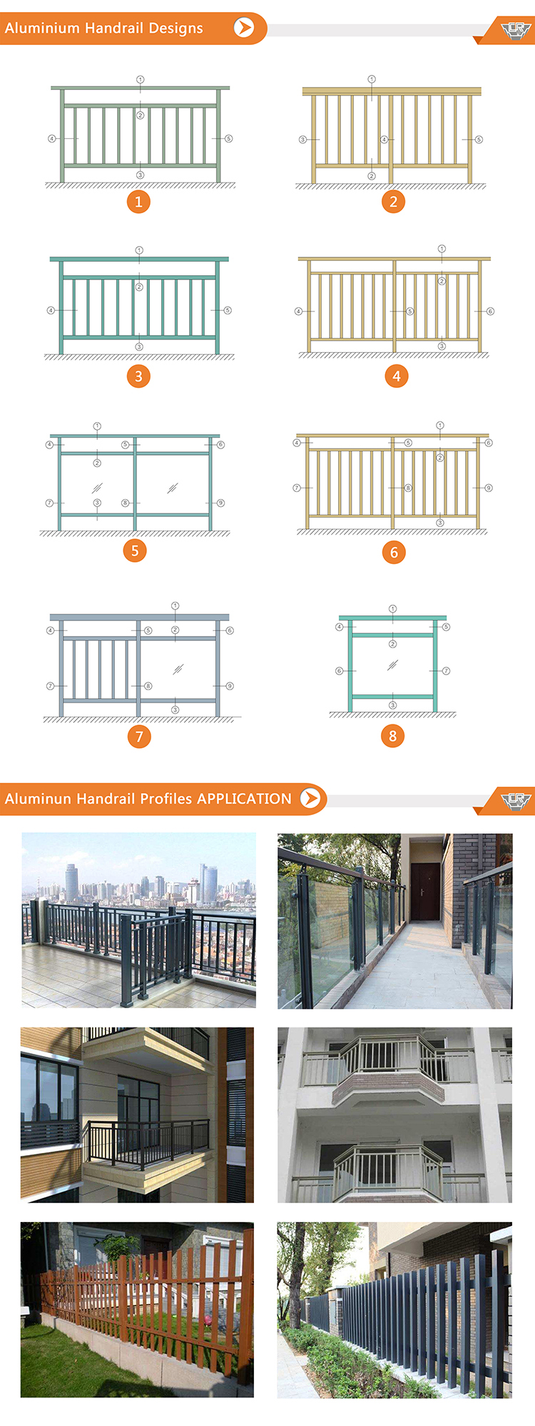 Railing Aluminum Profile