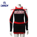 Pasadyang Metallic Fabric Youth Cheerleader Dress