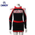 Custom Metallic Fabric Youth Cheerleader Dress