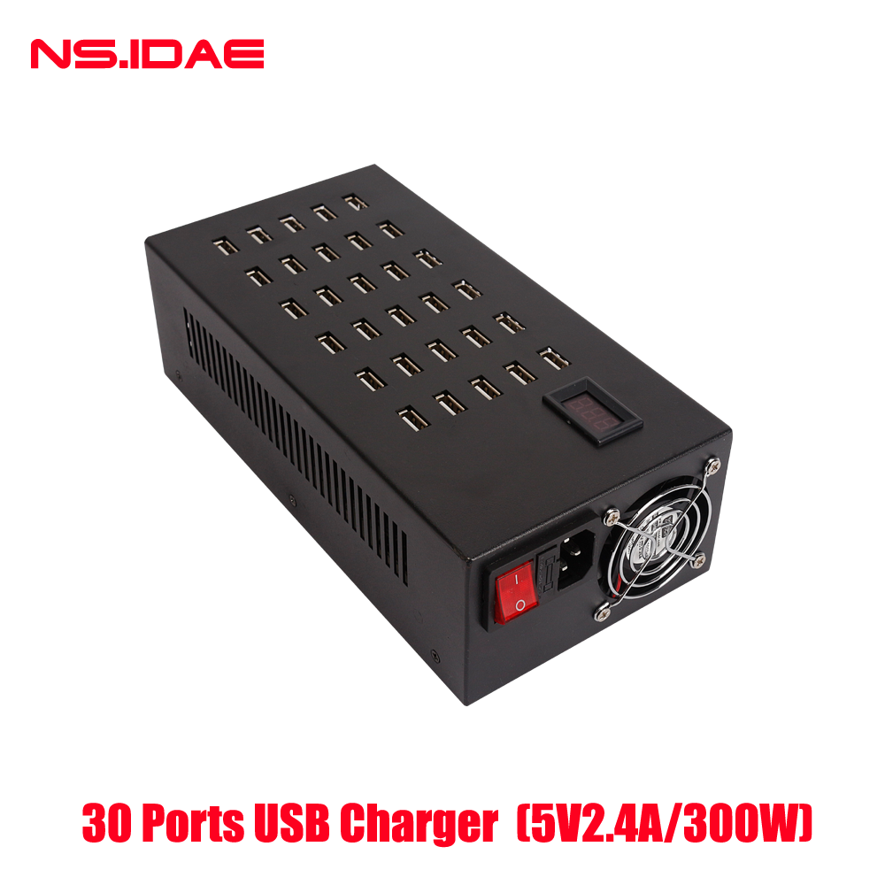 30 Port USB 300W Power Charger Mobiele telefoon