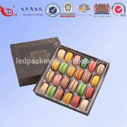 Customized clear macaron box ,macaron trinket box,