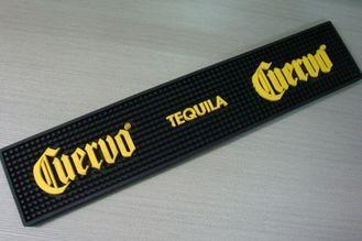 Eco friendly rectangle customized soft pvc bar mat , bar se