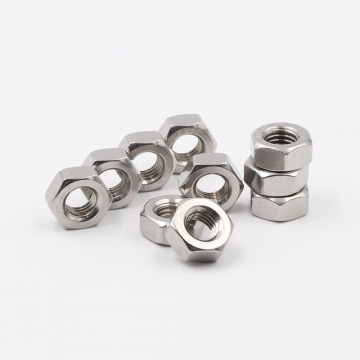 OEM Zinc plaqué en acier galvanisé hexagone DIN 934 SS316 Fabricant de noix hexagonale