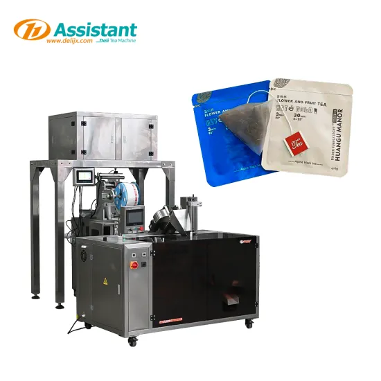 Nylon Triangle Pyramids Tea Bag Packaging Machine with Outer Bag - DL-GDS-SJB
