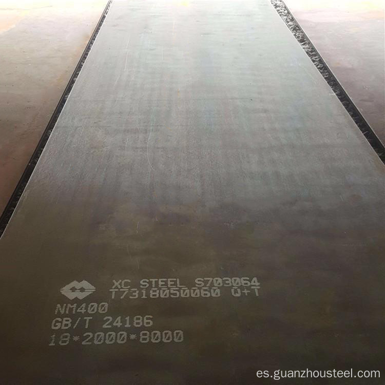 NM400 Placa de acero resistente al desgaste de carbono enrollado