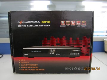 Internet Sharing Satellite Receiver Az America S812 With Mpeg-2, Dvb-s, Mcpc / Scpc, C / K