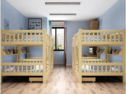 hot sale high quality solid wood bunk bed