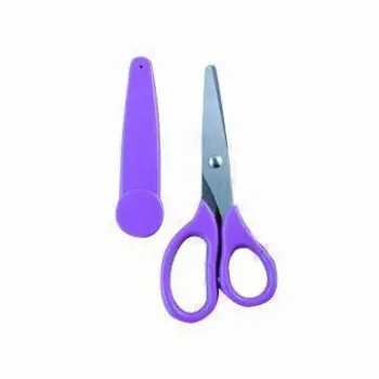 School Scissors with Soft Rubber Ring