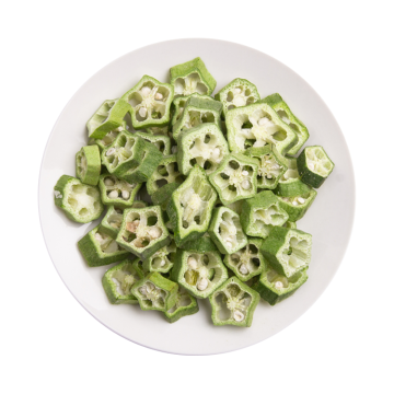 Wholesale Freeze-Dried Okra Slices for Pet Treats