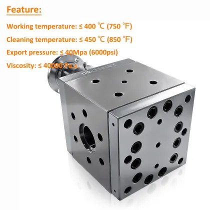 Shanghai Jishen Hot Melt Glue Melt Pump for Plastic Extruder