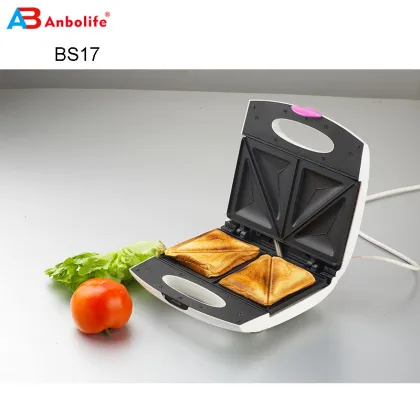 Anbolife brand  breakfast sandwich maker/triangle sandwich toaster
