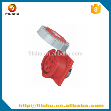 IP67 waterproofing industrial socket(3 poles, CE, CCC Approval)110 volt electrical plugs and sockets
