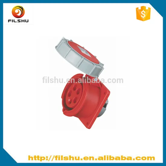 IP67 waterproofing industrial socket(3 poles, CE, CCC Approval)110 volt electrical plugs and sockets