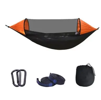 Ultralight Outdoor Portable Double Parachute Nylon Camping Hammock - 220 x 90cm