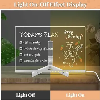 LED Light Drawing Board & Message Board