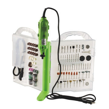 242-piece rotary tool and accessories set, includes felt wheel and mandrel for cut off wheel