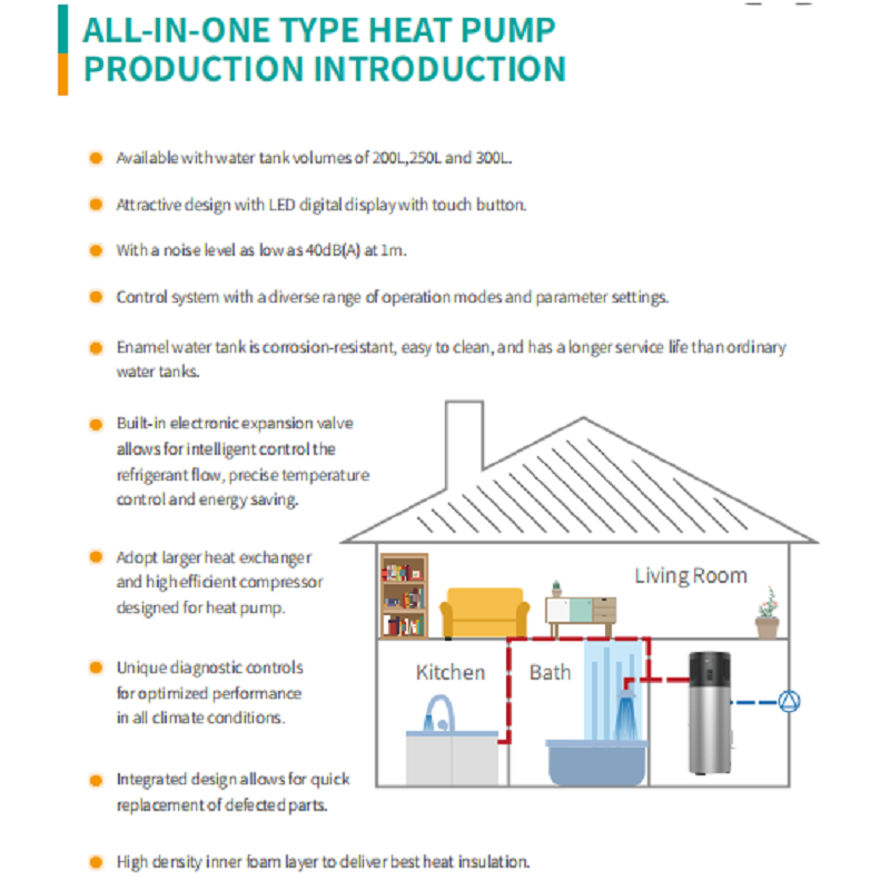 All-in-one Water Heater Heat Pump Production Overview