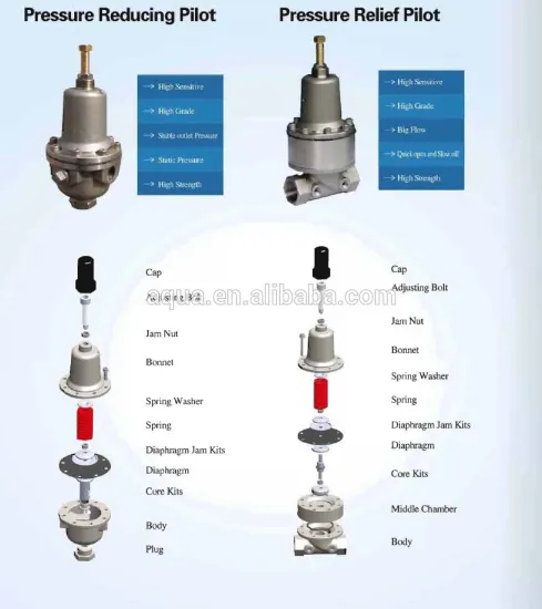 pilot for control valve