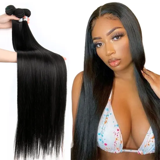 Mink Brazilian Virgin 100 Human Hair Bundles 12A Straight Virgin Unprocessed Hair vendors