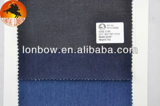 Fine quality 100% cotton denim fabric