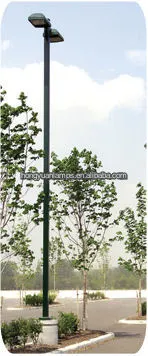 HY 3m galvanized with painting with double arms (poste de luz jardin,Garten Lichtmast)garden light pole