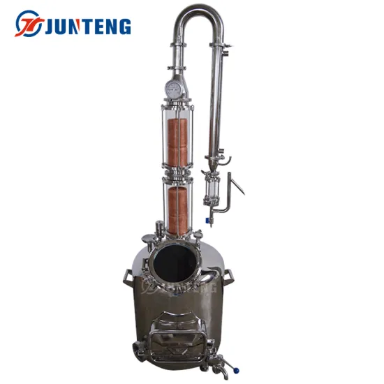 2022 Wholesale Red Copper Essential Oil Distiller - 100L Steam Distillation