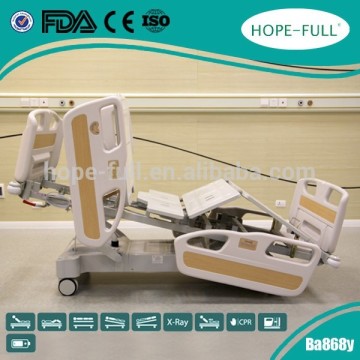 Electric control comfortable hospital bed for ICU room