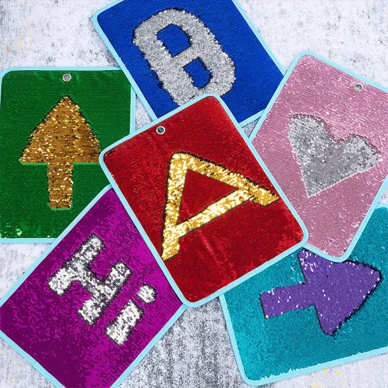 Color-Changing 100% Polyester Mermaid Flip Sequin Wall Toy: A Sensory Fun Gift for Autism