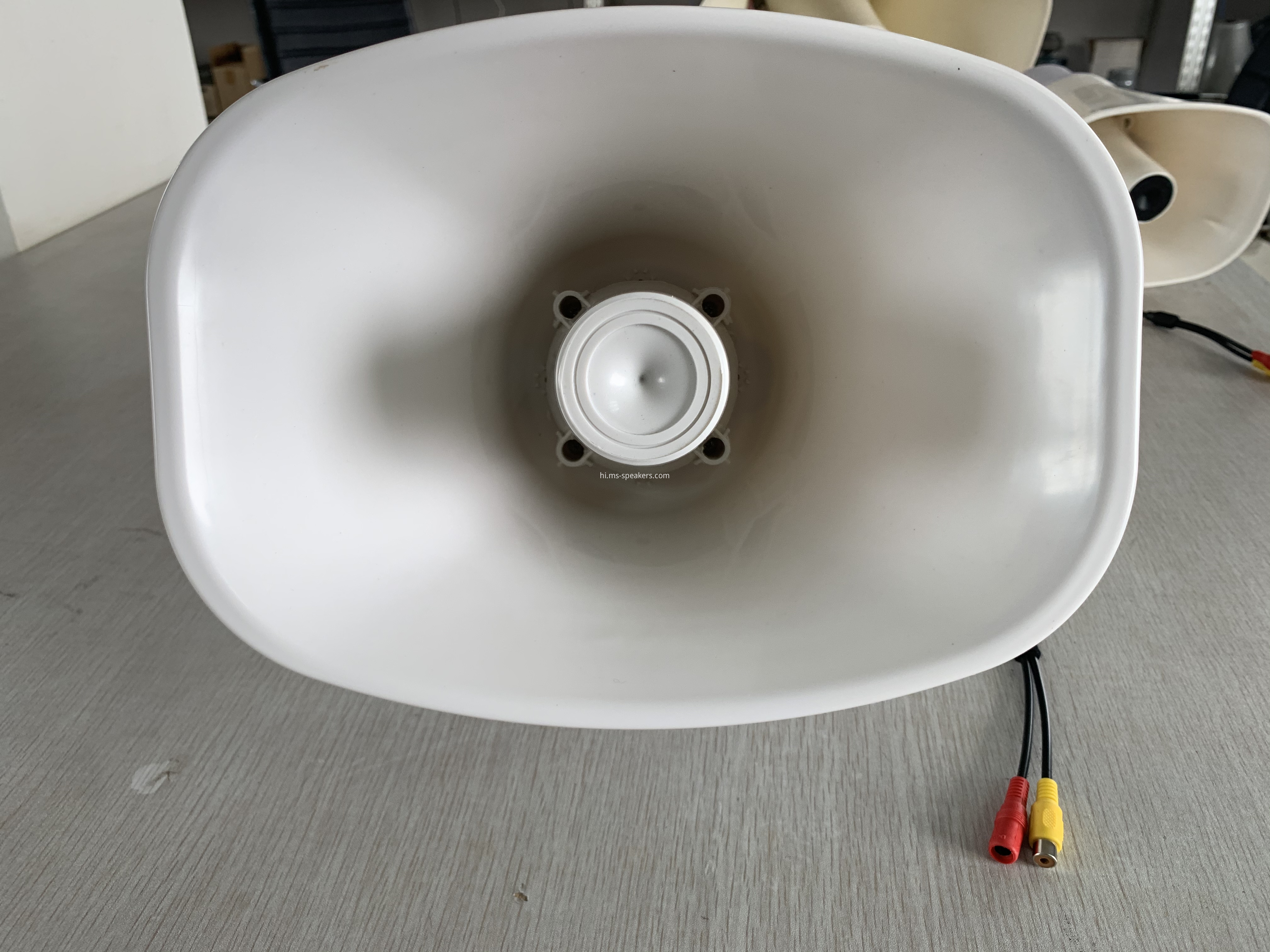 horn speaker for monitoring