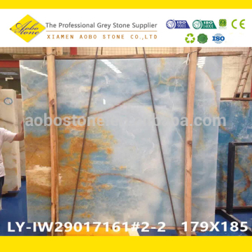 Luxury Blue Onyx Stone Slab On Sale