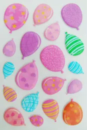 Custom 3d Cute Puffy Stickers Japan Style For Mp3 / Mp4