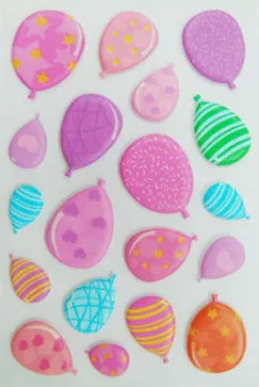 Custom 3d Cute Puffy Stickers Japan Style For Mp3 / Mp4