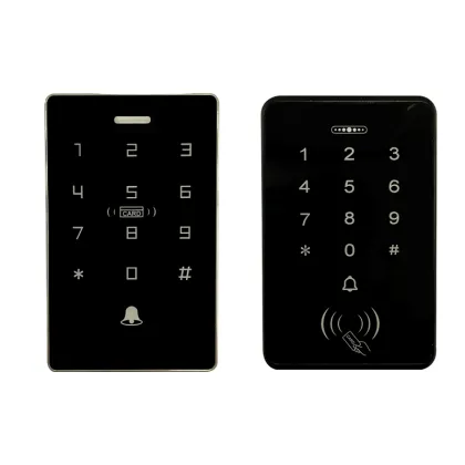 Standalone Plastic Touch Keypad Door Lock with RFID Access Control Systems: Password and Access Control Card Reader