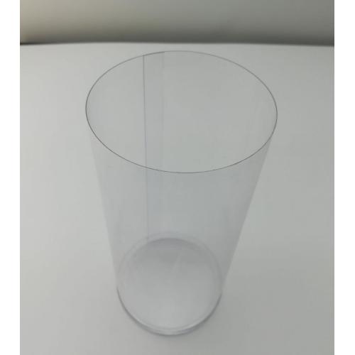 Customized clear pvc plastic printing cylinder packaging