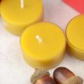 Clear Cup Beeswax TeaLight Candles