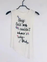 Girl's knitted printted t shirt