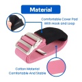 Senior Pink Metal Buckle Gait Belt