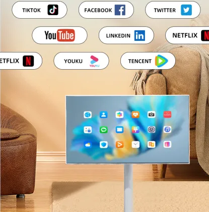 BestieTV: 21.5 Inch Smart TV - Portable Android Plasma TV with Home Appliances