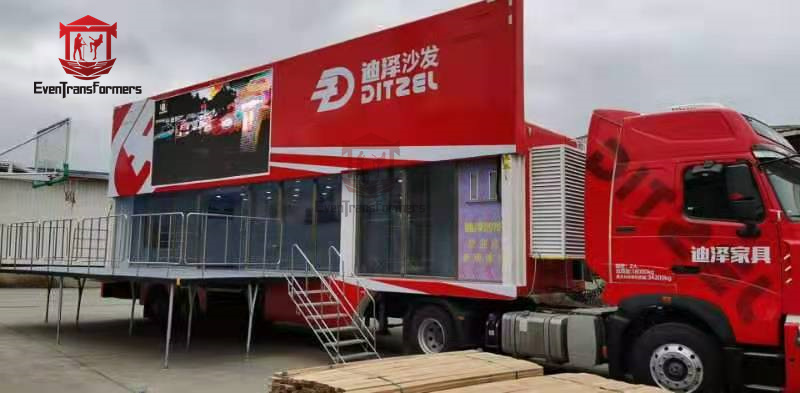 Trailer di billboard a LED mobile