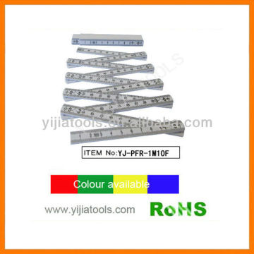 YJ-PFR-1M/10F plastic folding ruler
