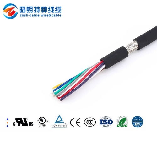 Câble de chaîne porte-câble blindé résistant au froid gainé TPE