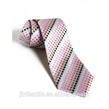 Custom children dot cotton necktie