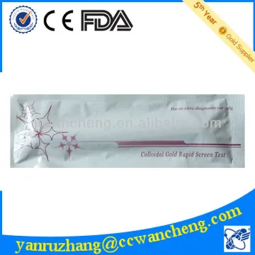 home pregnant test: hcg pregnancy rapid test strip
