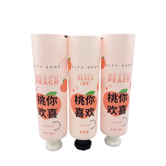 100ml PE Plastic hand lotion with octagonal cap