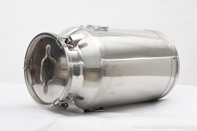 Stainless Steel Milk Bucket with Lid