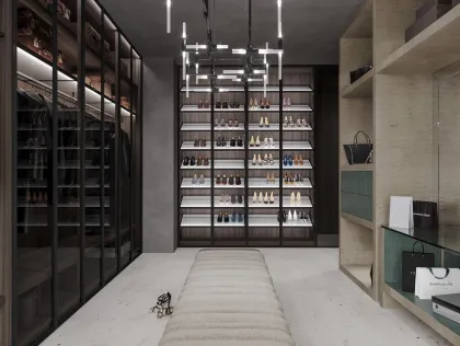 Customizable Open Wardrobe Closet for Any Room