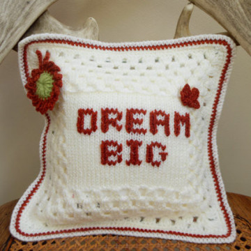 Home Decor Crochet Cushion Cover Gift