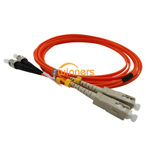 สายไฟเบอร์ออปติกแพทช์ ST/UPC-SC/UPC MM DX