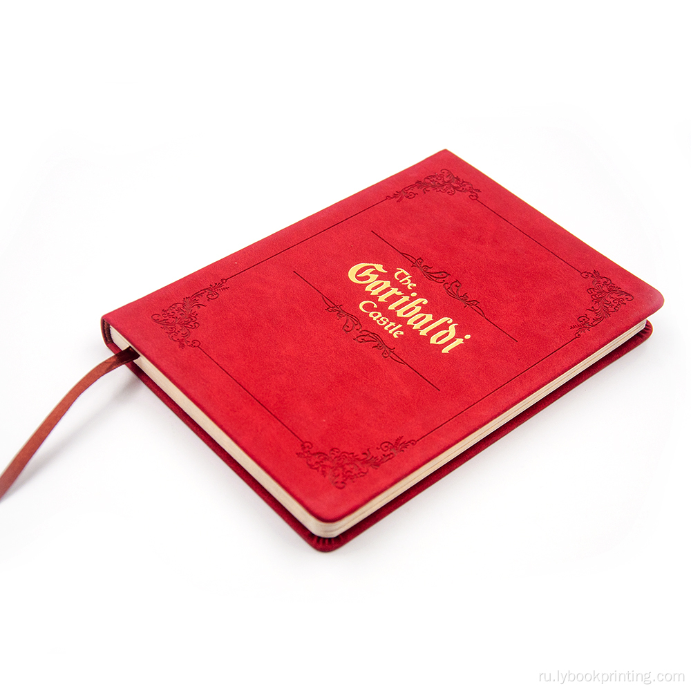 Пользовательский кожаный плановый ноутбук рекламный дневник кожаного дневника