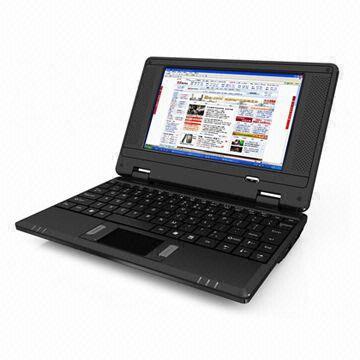 Netbook with VIA VT8650, 800MHz Chipset and 256MB RAM, Supports Microsoft's Windows CE and Wi-Fi